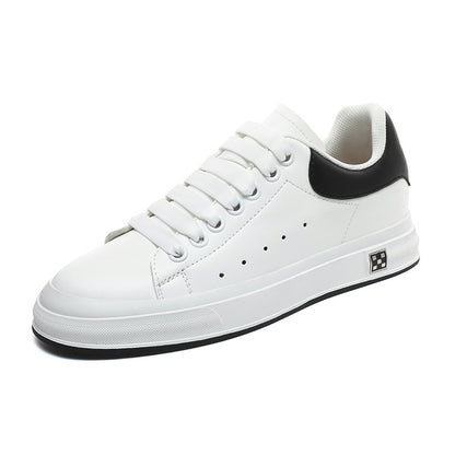 Kenny – Chaussures Décontractées en Cuir Vegan Blanc Doux pour Homme