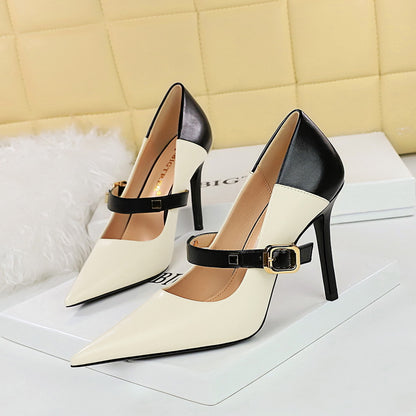 Clara – Chaussures à Talons Aiguilles Rétro pour Femmes