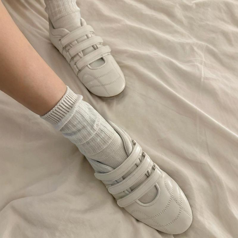 Christina – Ballerines à Scratch Sportives et Décontractées