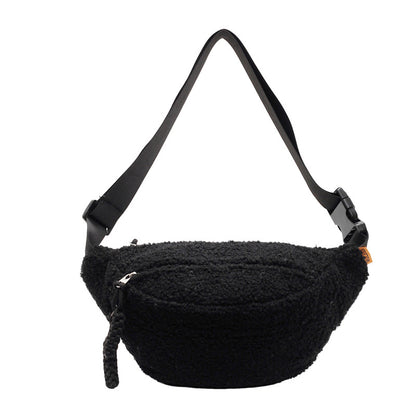 Harriet – Sac Bandoulière en Peluche Grande Capacité