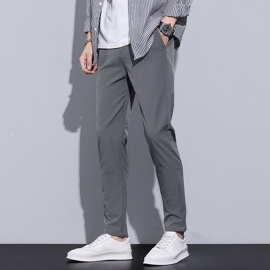 Denis – Pantalon Droit Slim Décontracté pour Homme