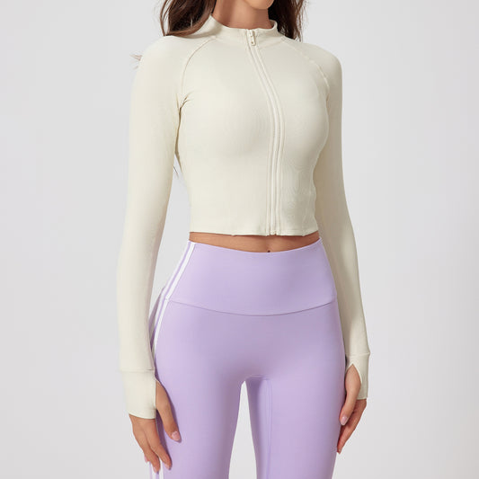 Louise – Veste Zippée Sensation Nue