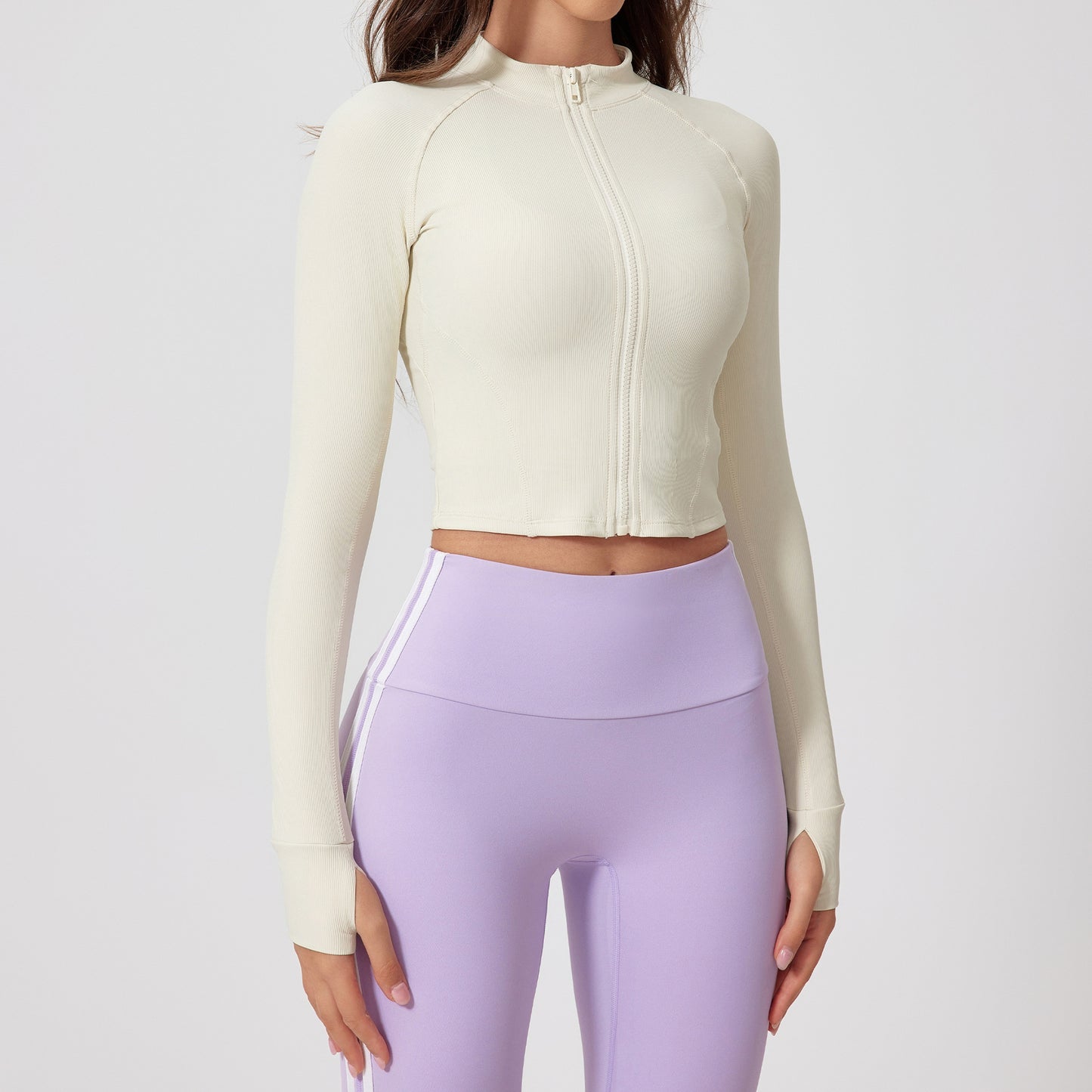 Louise – Veste Zippée Sensation Nue