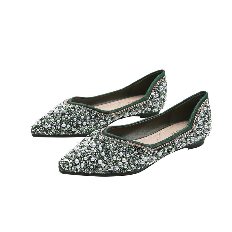 Harriet – Chaussures Plates avec Strass pour Femmes