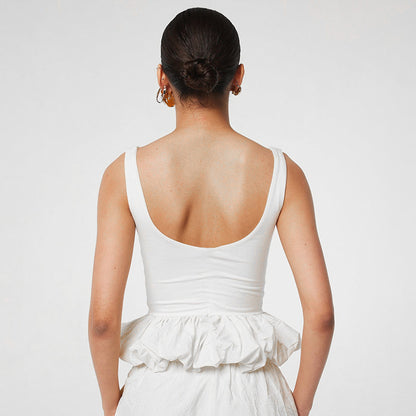 Laura – Gilet de Mode à Couture Unie