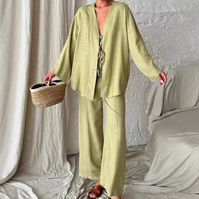 Joy – Costume Décontracté Femme Couleur Unie