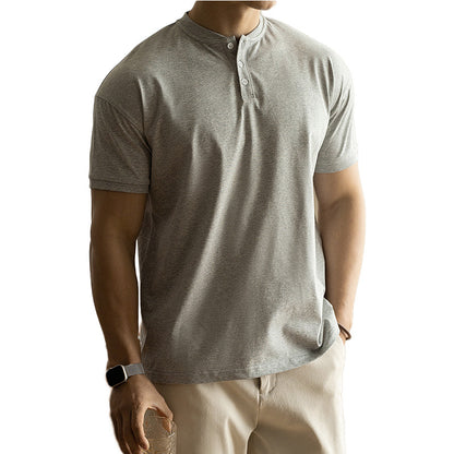 Elliot – Chemise à Col Henry Respirante et Légère