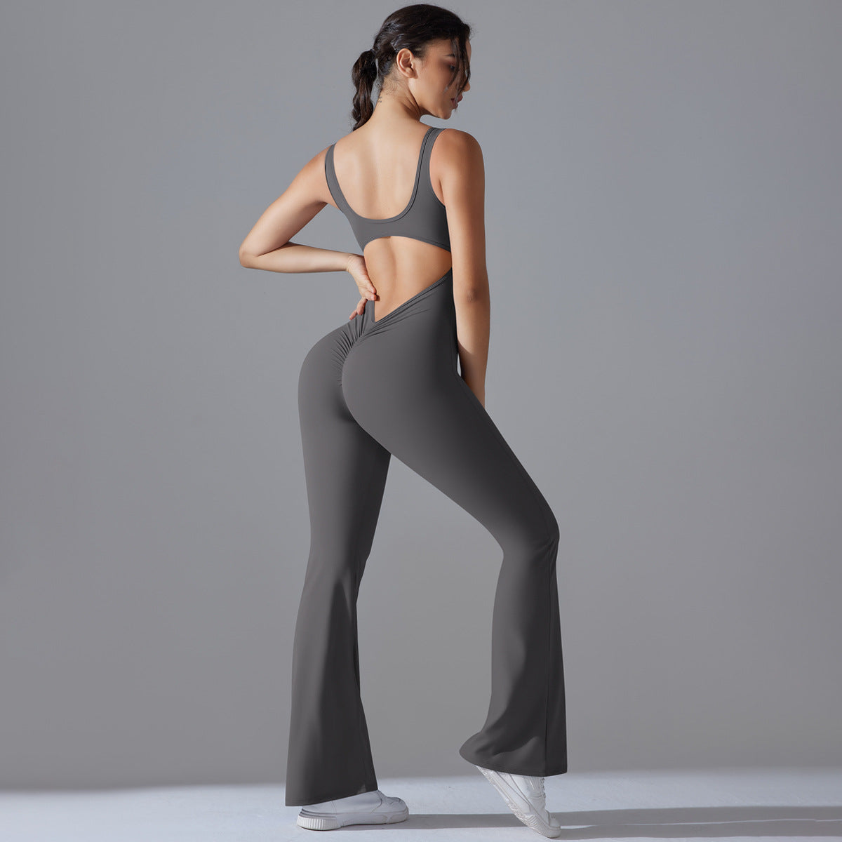 Sophie – Combinaison Évasée Longue et Slim pour Femme