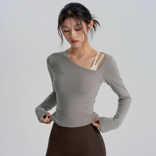 Phoebe – Haut de Course Yoga Élégant