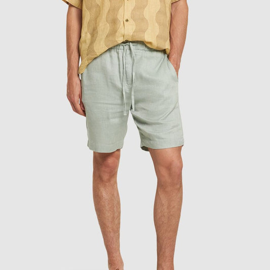 Ben – Shorts en Soie de Glace Japonaise Couleur Unie
