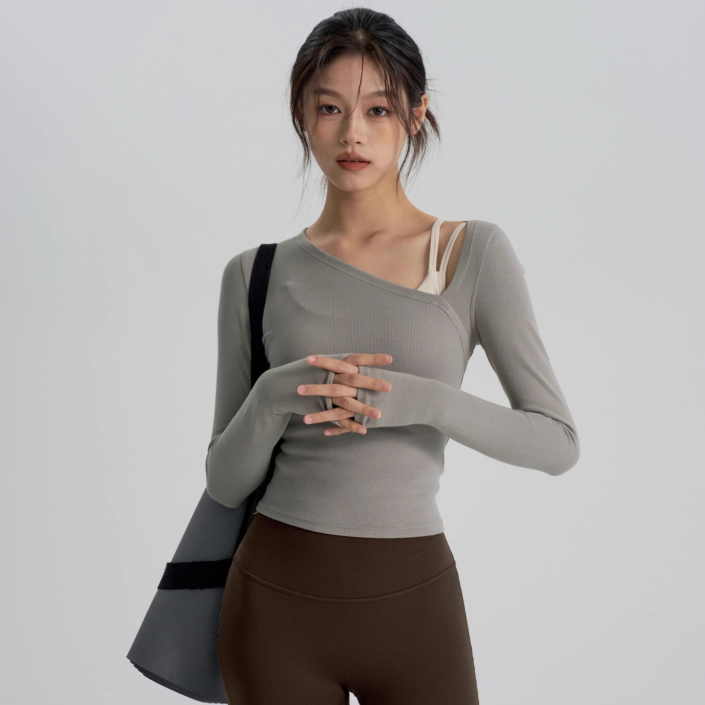 Phoebe – Haut de Course Yoga Élégant