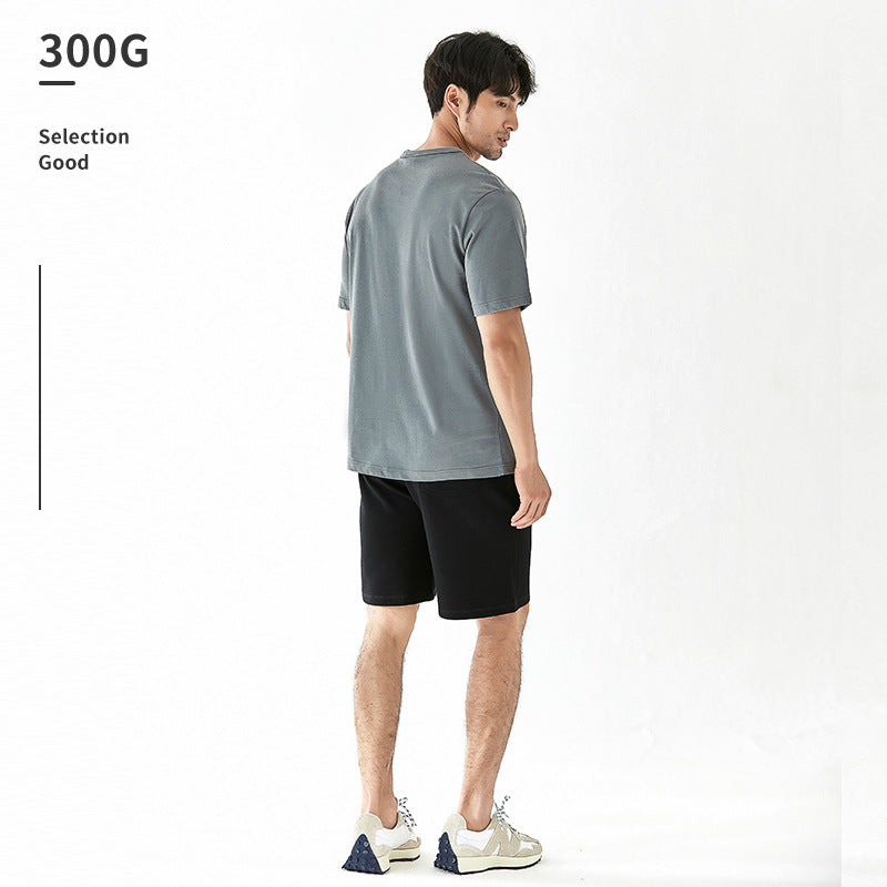 Spencer – T-shirt en Coton Épais à Manches Courtes