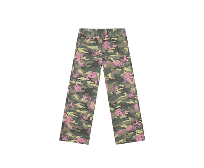 Will – Jean Droit Style Basique Camouflage Lavé