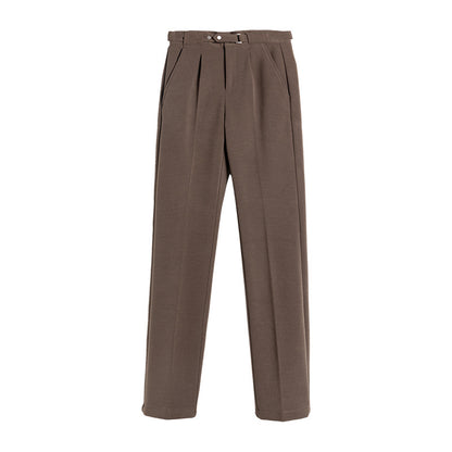 Roy – Pantalon de Costume en Laine Décontracté pour Homme