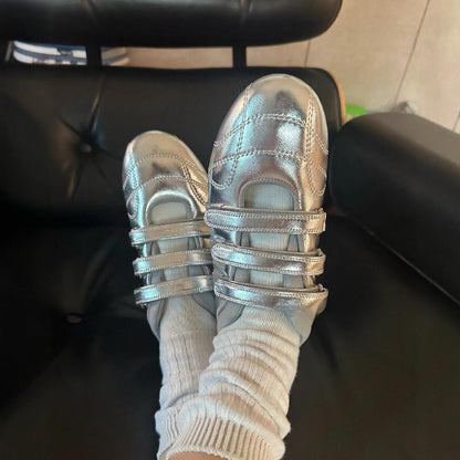 Christina – Ballerines à Scratch Sportives et Décontractées