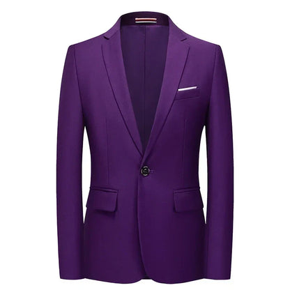 Reginald – Blazer Slim-Fit en Couleurs Élégantes