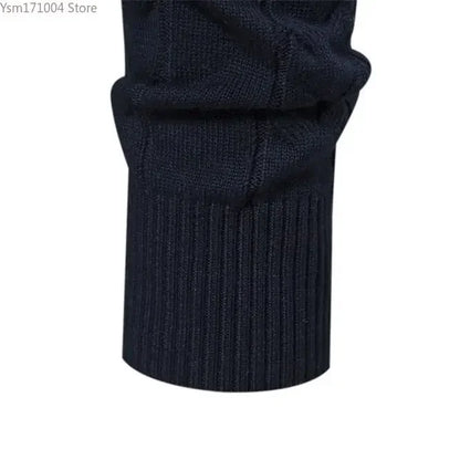 Terrence – Pull à Col Haut Rayé pour Homme