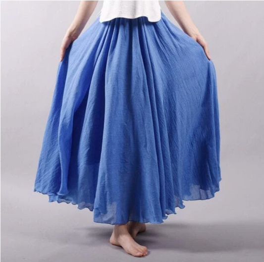 Jessica – Jupes Longues en Chiffon