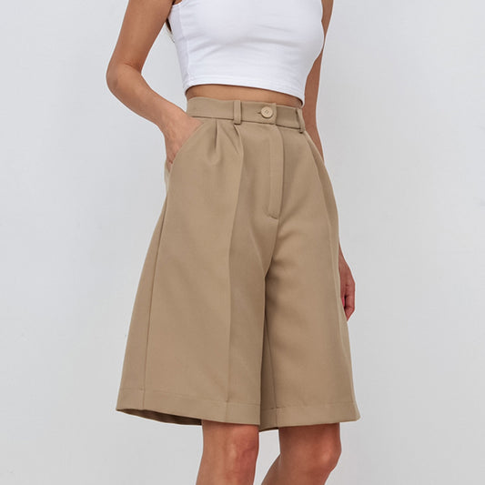 Kimberley – Pantalon Basique à Taille Haute