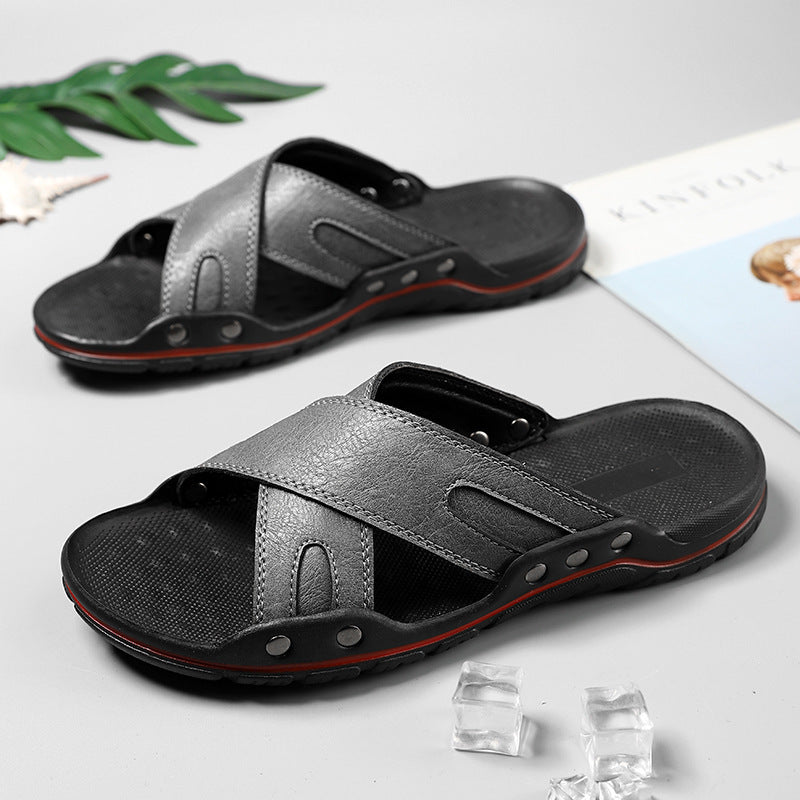 Fred – Sandales de Plage pour Homme Grande Taille