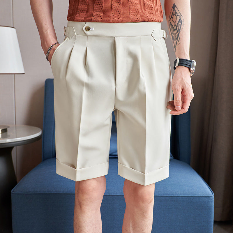 Sydney – Short décontracté simple de couleur unie