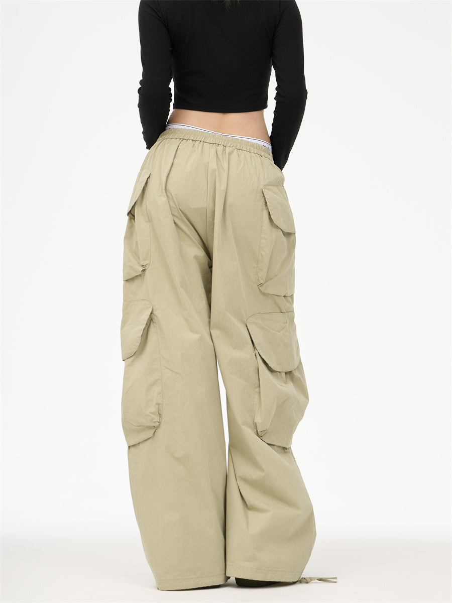 Rick – Salopette à Jambes Larges Multi-poches