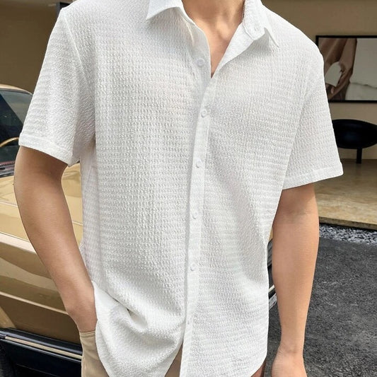 Gavin – Chemise Commuter à Manches Courtes pour Hommes