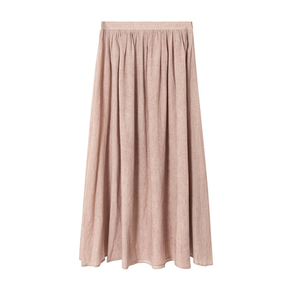 Betty – Jupe Plissée Parapluie en Tencel et Lin pour Femme