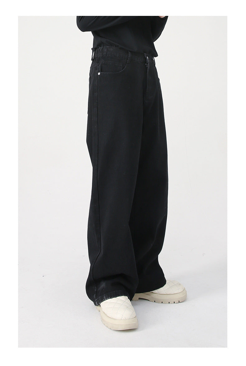 Gordon – Jeans Droits Taille Élastique Style Décontracté