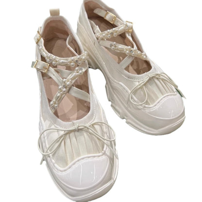 Sophia – Chaussures Mary Jane en Cuir Vegan avec Lacets