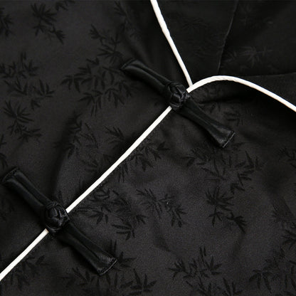 Larry – Chemise à Rayures Noires à Manches Courtes pour Homme