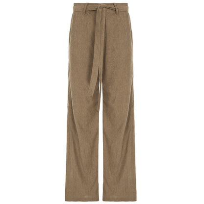 Abigail – Pantalon en Velours Côtelé Style Rétro