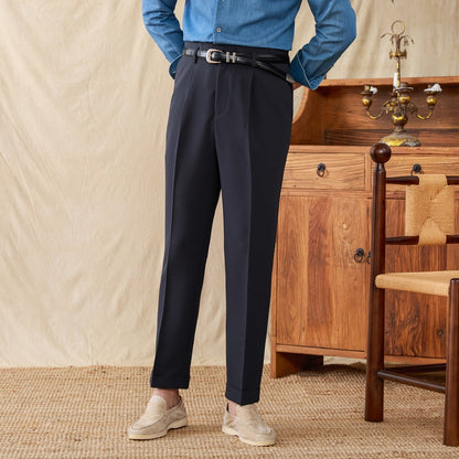 Matthew – Pantalon Taille Haute avec Découpe 3D