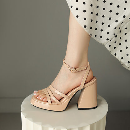 Audrey – Chaussures à Talons Hauts Romanes de Mode pour Femmes