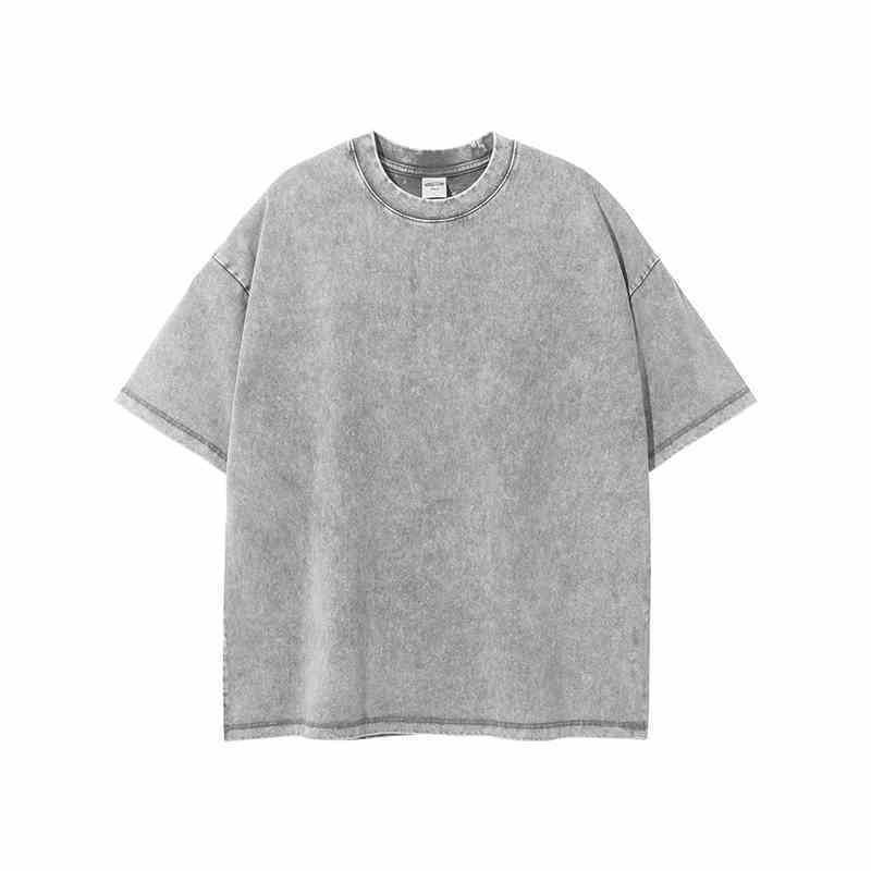 Helen – T-shirt Vintage en Coton Batik Délavé