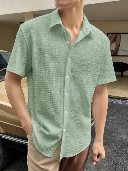 Gavin – Chemise Commuter à Manches Courtes pour Hommes