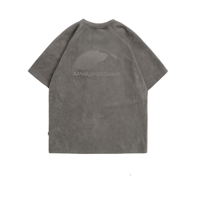 Emily – T-shirt Oversize en Suédine