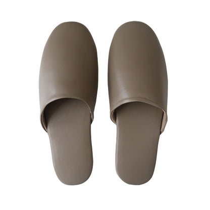 Leonard – Chaussons Simples en Peau de Mouton pour Couple
