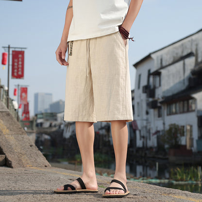 Alexander – Shorts d'Été en Lin et Coton pour Homme