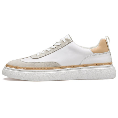 Jack – Baskets à Semelle Épaisse en Cuir Véritable