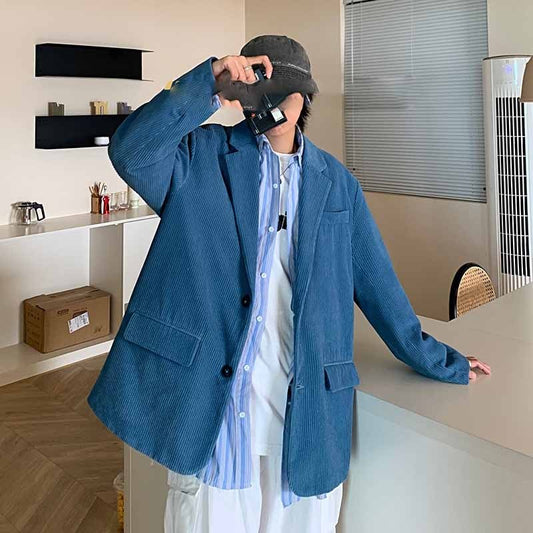 Brett – Veste décontractée en velours côtelé pour homme