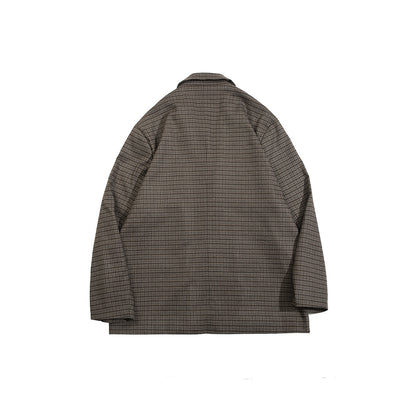 Ralph – Costume à Carreaux de Style Universitaire