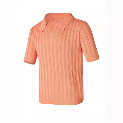 Tony – T-shirt en Maille à Manches Courtes pour Homme