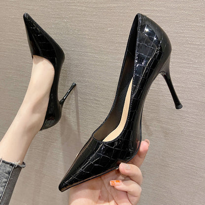 Christina – Talons Hauts à Bout Pointu en Cuir Vegan