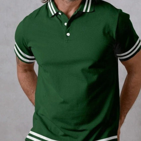 Tristan – T-shirt à Rayures Imprimé 3D
