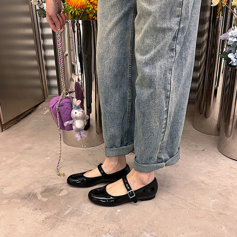 Juliet – Chaussures Plates Minimalistes avec Boucle