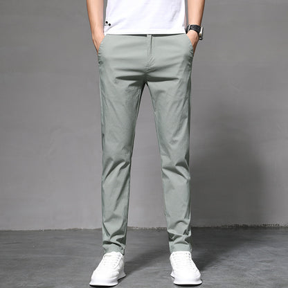 Ricky – Pantalon Droit Slim Légèrement Élastique