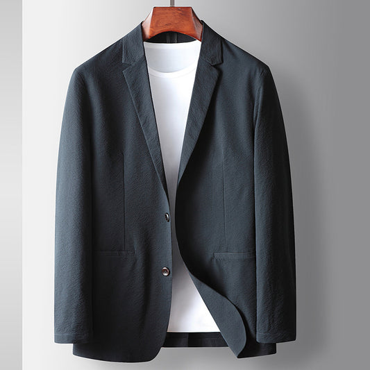 Marc – Manteau mince décontracté sans fer