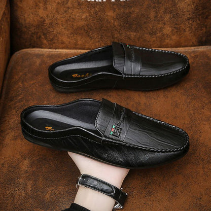 Neville – Mocassins Hommes Fermés Sans Talon en Cuir Vegan