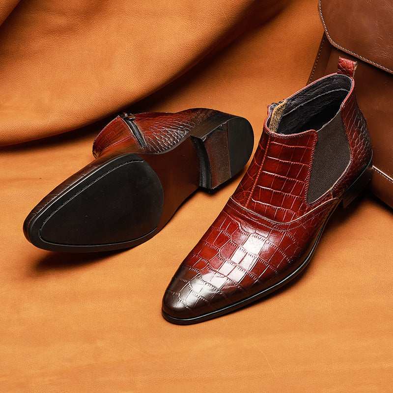 Clive – Bottes à Cheville en Cuir Vegan pour Homme